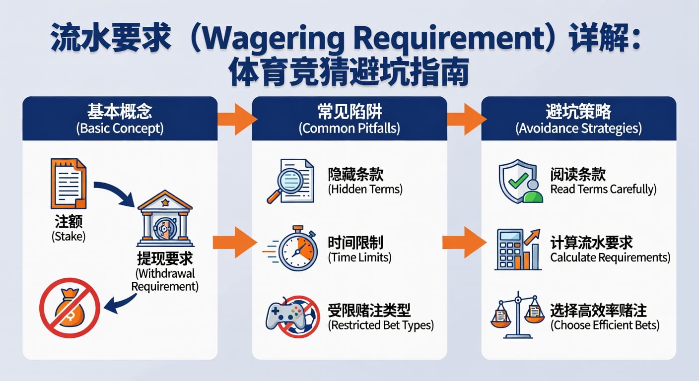 流水要求 wagering requirement：计算方法与实战判断