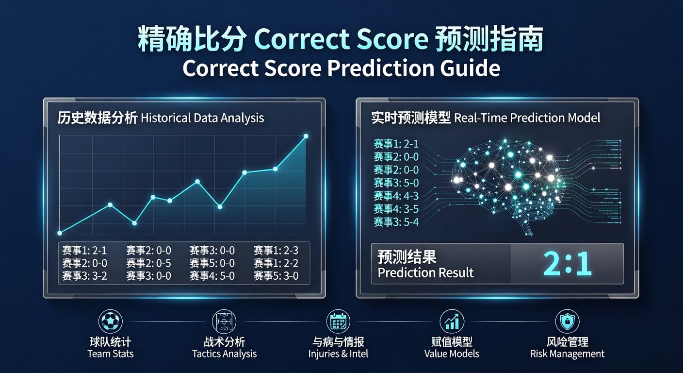 精确比分 correct score｜雷速体育官网投注技巧与分析